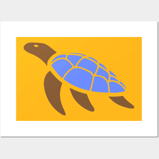 Colourful turtle Posters and Art